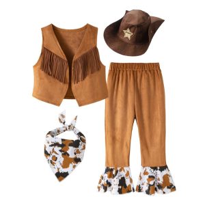 Matching Sets | Womens Mavie Faux Suede Fringe Pant Set Clothing Camel