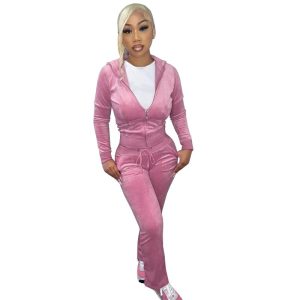 Matching Sets | Womens The Original Trendsetter Velour Set Clothing Bubblegum Pink