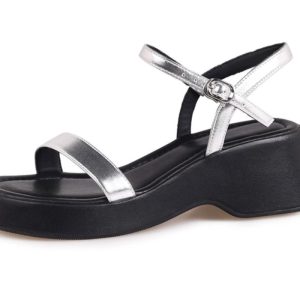 Wedges | Womens Year Round Vacation Wedges Shoes Silver